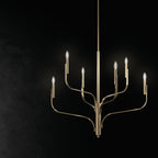 KICHLER 52675CPZ Livadia 47.75 Inch 8 Light Chandelier In Champagne Bronze