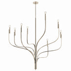 KICHLER 52675PN Livadia 47.75 Inch 8 Light Chandelier In Polished Nickel