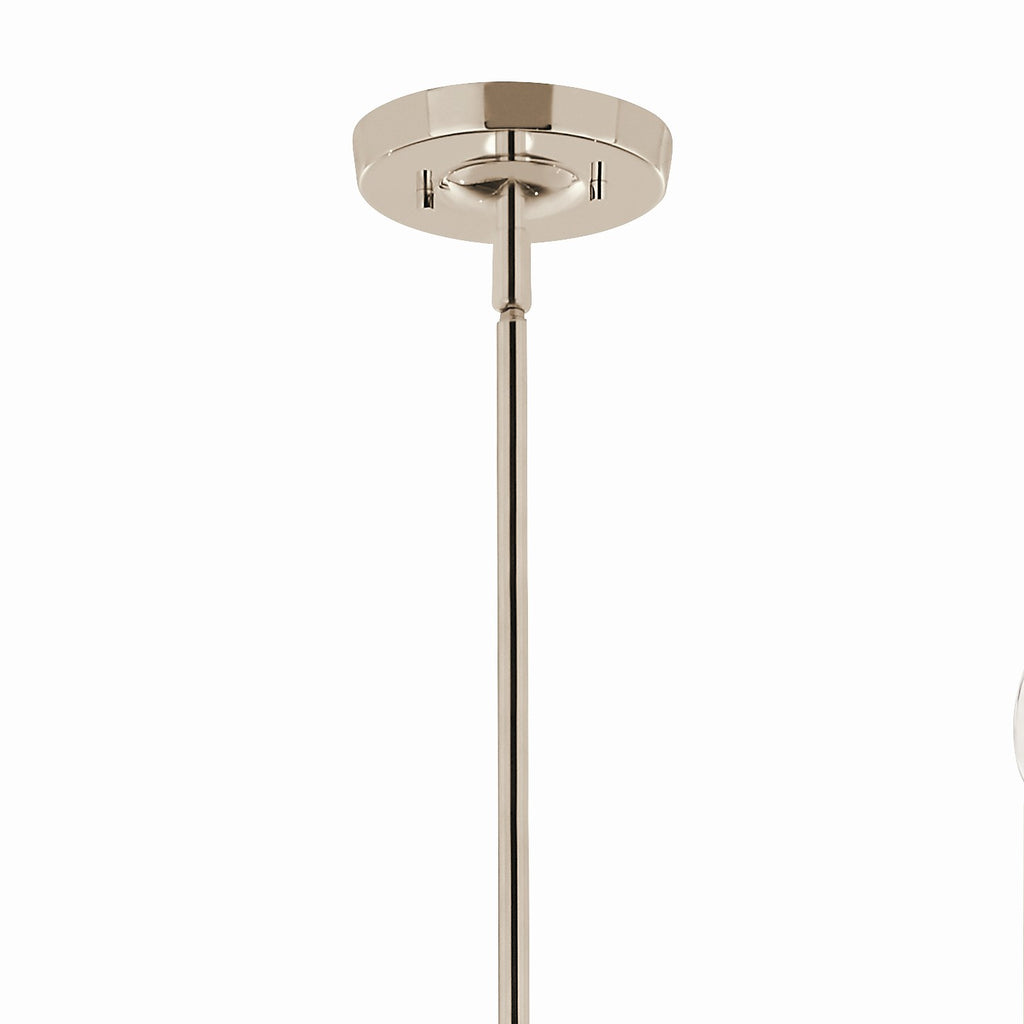 KICHLER 52675PN Livadia 47.75 Inch 8 Light Chandelier In Polished Nickel