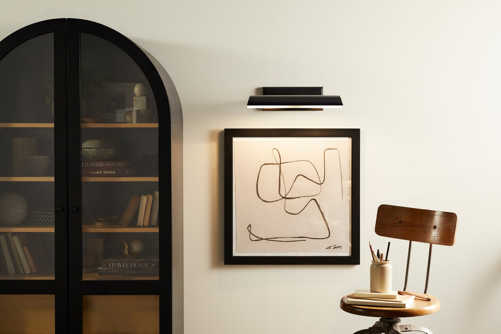 KICHLER 52685BK Carston 18 Inch 2 Light Led Picture Light In Black