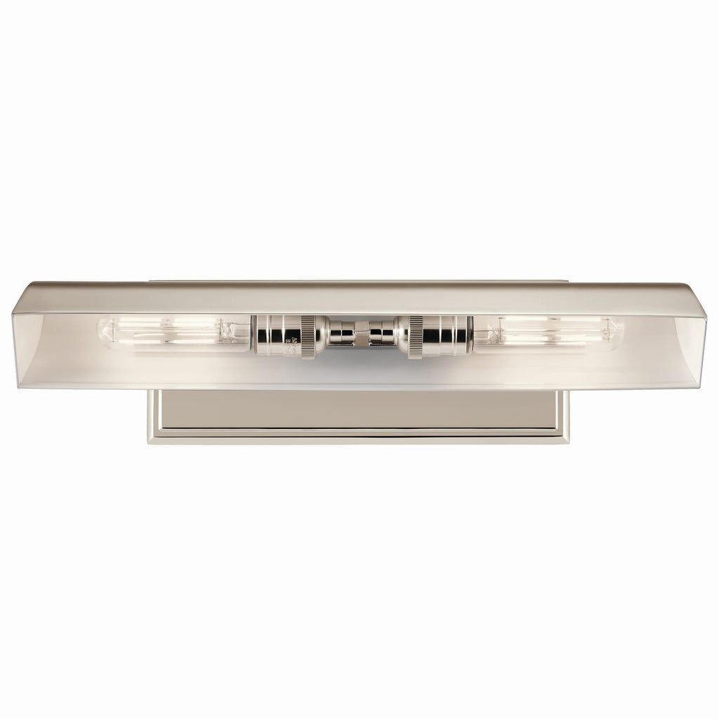 KICHLER 52685PN Carston 18 Inch 2 Light Led Picture Light In Polished Nickel