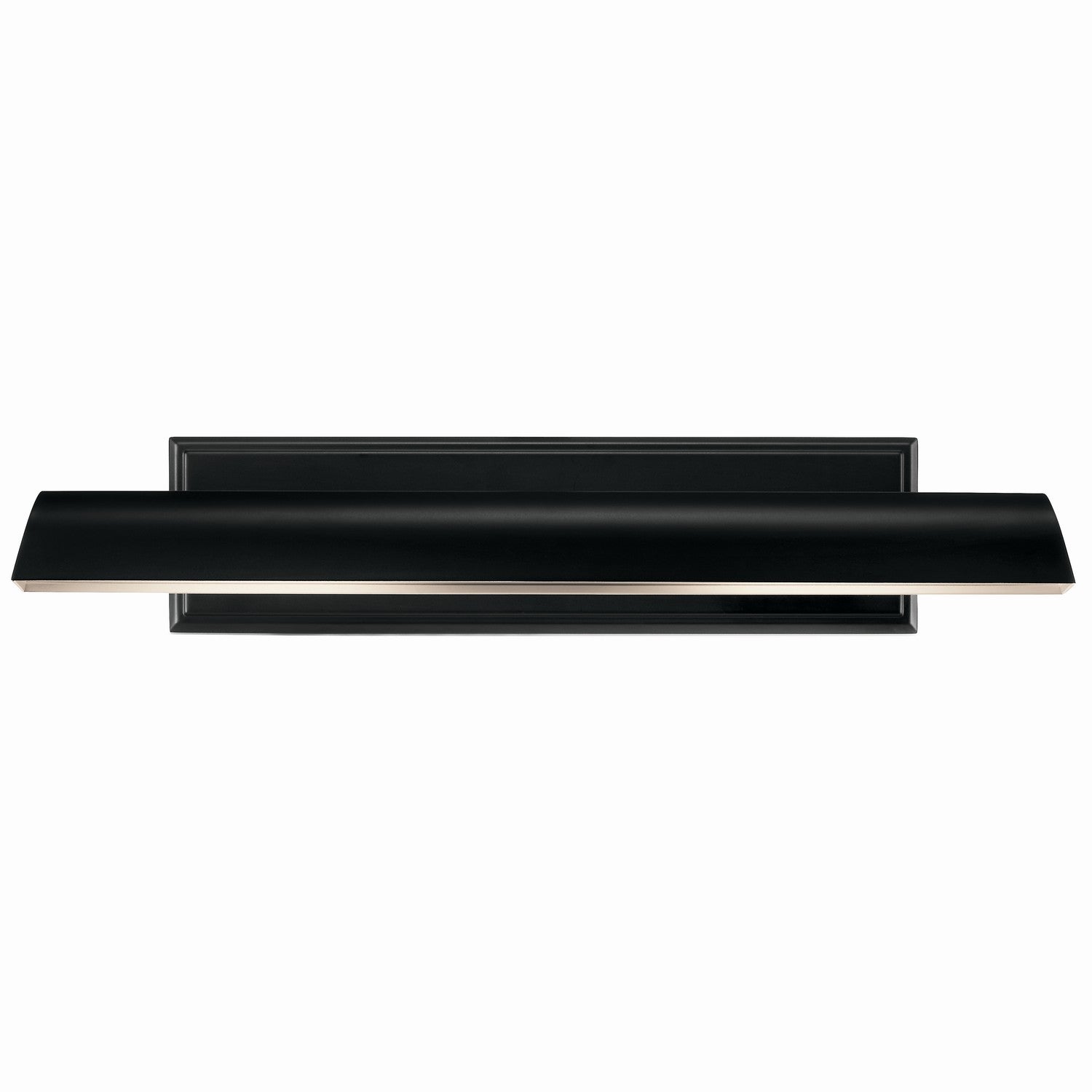 KICHLER 52686BK Carston 24 Inch 2 Light Led Picture Light In Black With White Interior