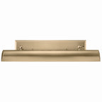 KICHLER 52686CPZ Carston 24 Inch 2 Light Led Picture Light In Champagne Bronze With White Interior