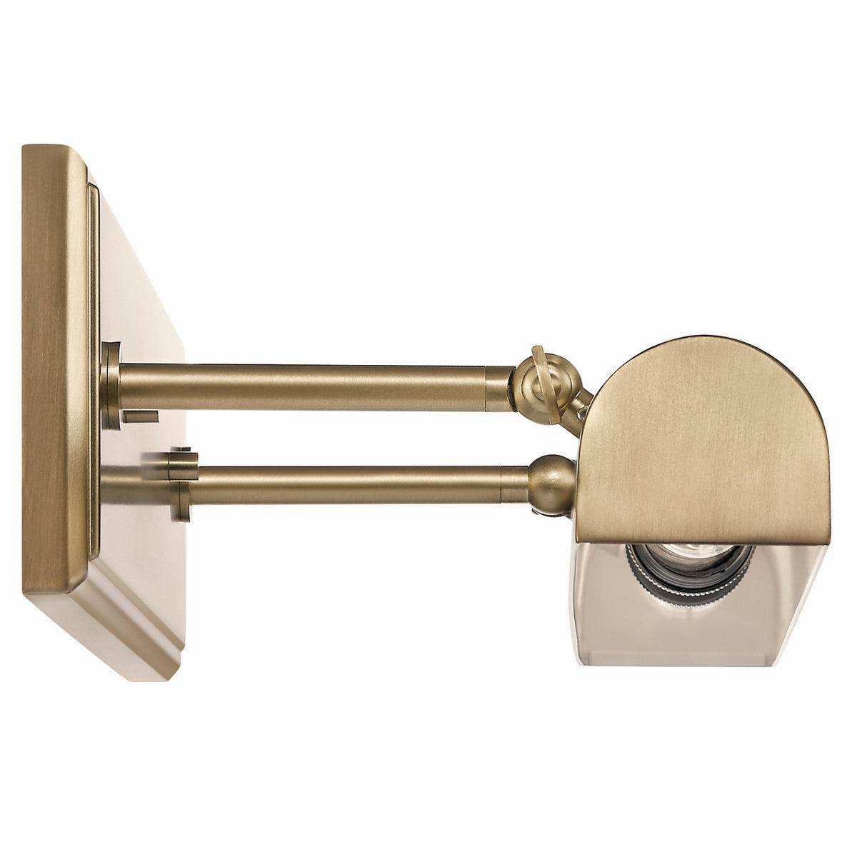 KICHLER 52686CPZ Carston 24 Inch 2 Light Led Picture Light In Champagne Bronze With White Interior