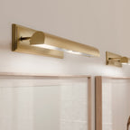 KICHLER 52686CPZ Carston 24 Inch 2 Light Led Picture Light In Champagne Bronze With White Interior