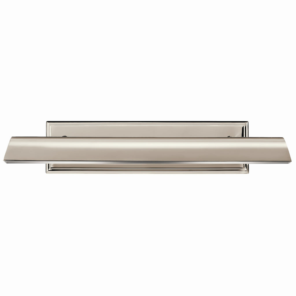 KICHLER 52686PN Carston 24 Inch 2 Light Led Picture Light In Polished Nickel With White Interior