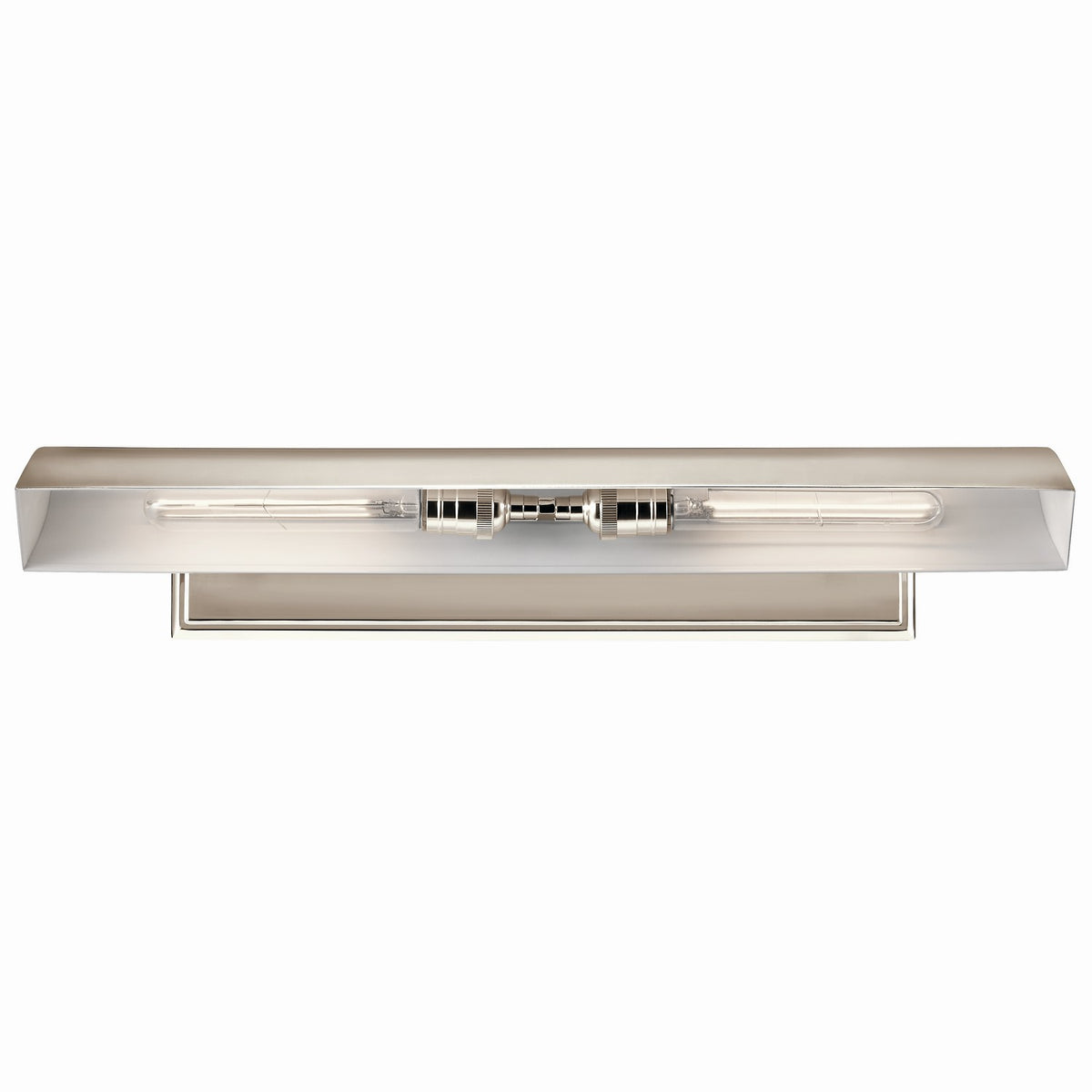 KICHLER 52686PN Carston 24 Inch 2 Light Led Picture Light In Polished Nickel With White Interior