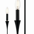 KICHLER 52689BK Alvaro 30 Inch 5 Light Chandelier In Black