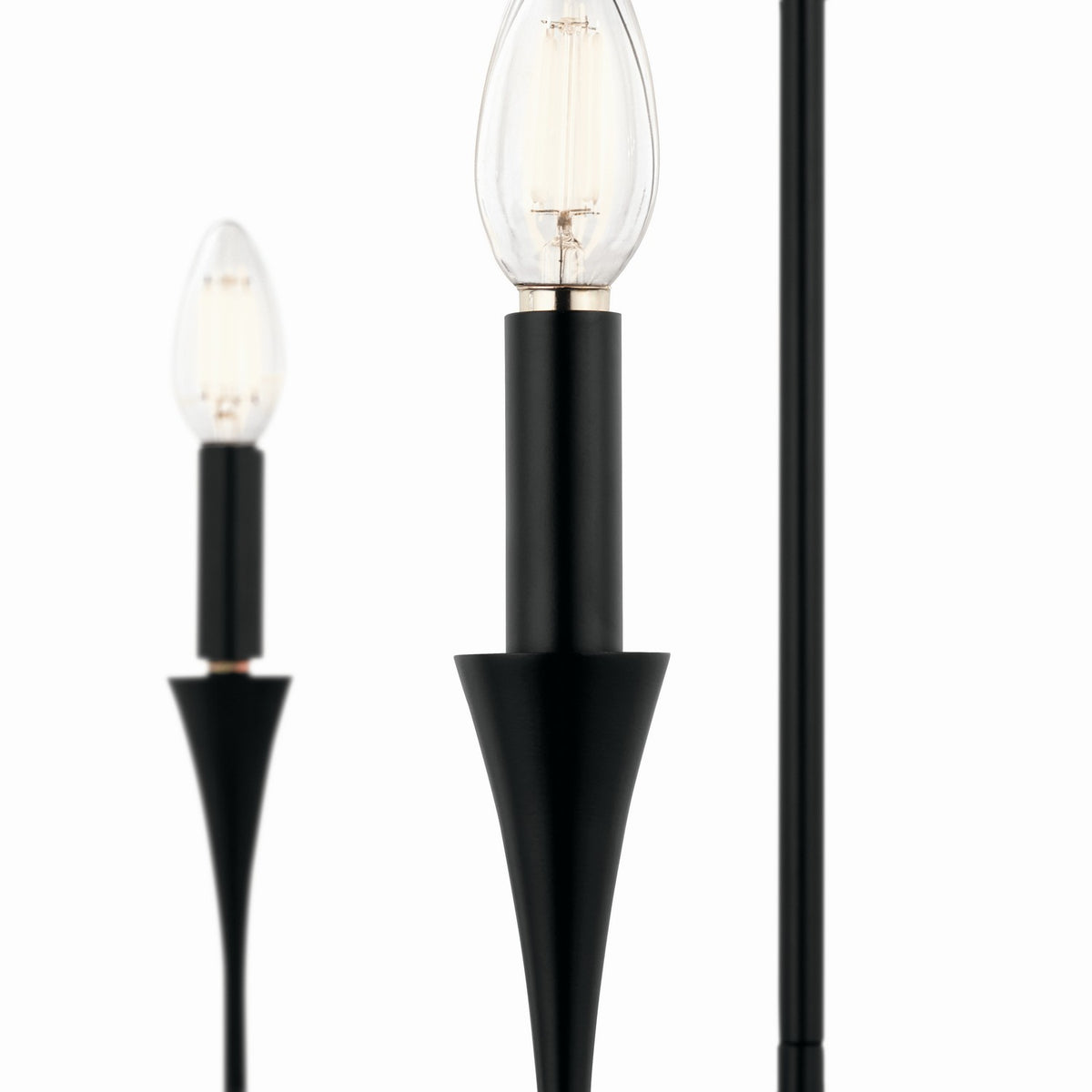 KICHLER 52689BK Alvaro 30 Inch 5 Light Chandelier In Black