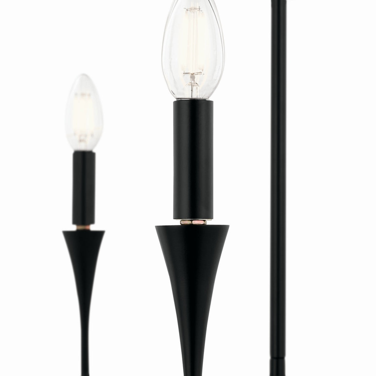 KICHLER 52689BK Alvaro 30 Inch 5 Light Chandelier In Black