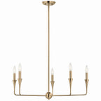 KICHLER 52689CPZ Alvaro 30 Inch 5 Light Chandelier In Champagne Bronze