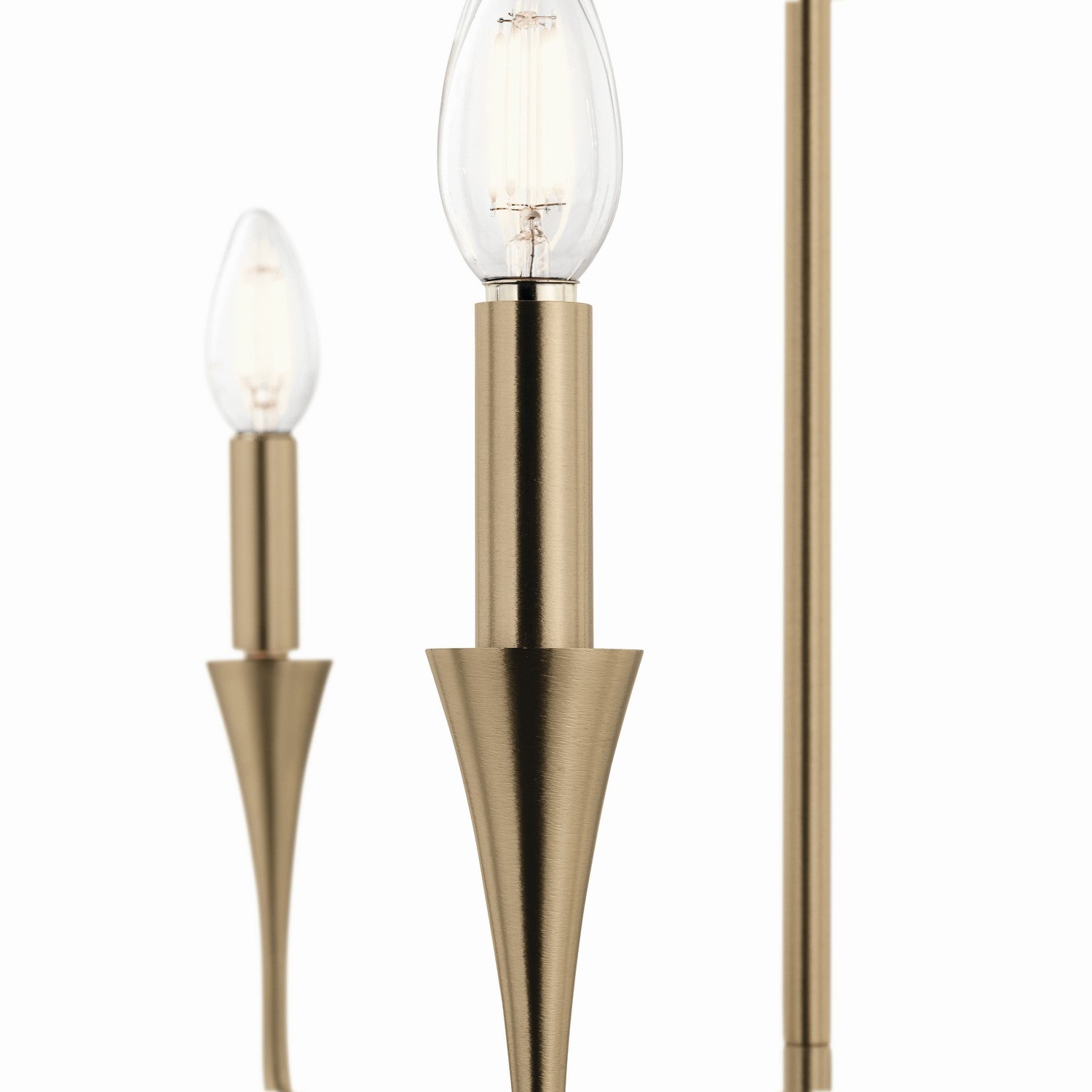 KICHLER 52689CPZ Alvaro 30 Inch 5 Light Chandelier In Champagne Bronze