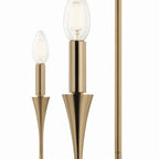 KICHLER 52689CPZ Alvaro 30 Inch 5 Light Chandelier In Champagne Bronze