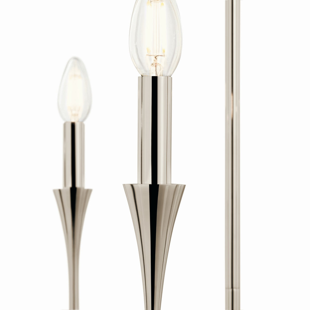 KICHLER 52689PN Alvaro 30 Inch 5 Light Chandelier In Polished Nickel