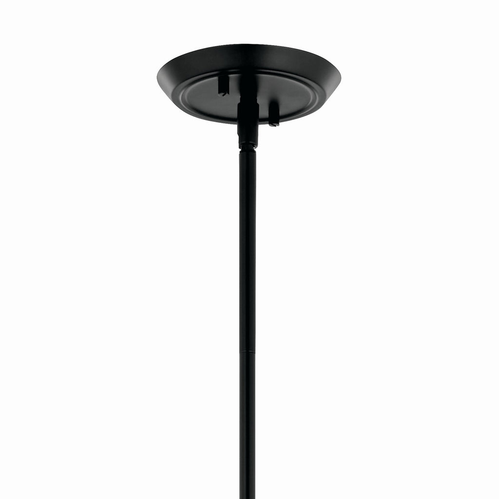 KICHLER 52690BK Alvaro 40 Inch 6 Light Chandelier In Black