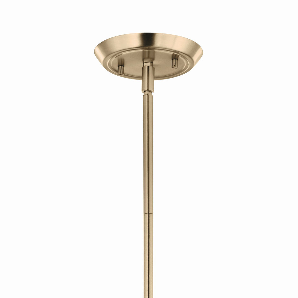 KICHLER 52690CPZ Alvaro 40 Inch 6 Light Chandelier In Champagne Bronze