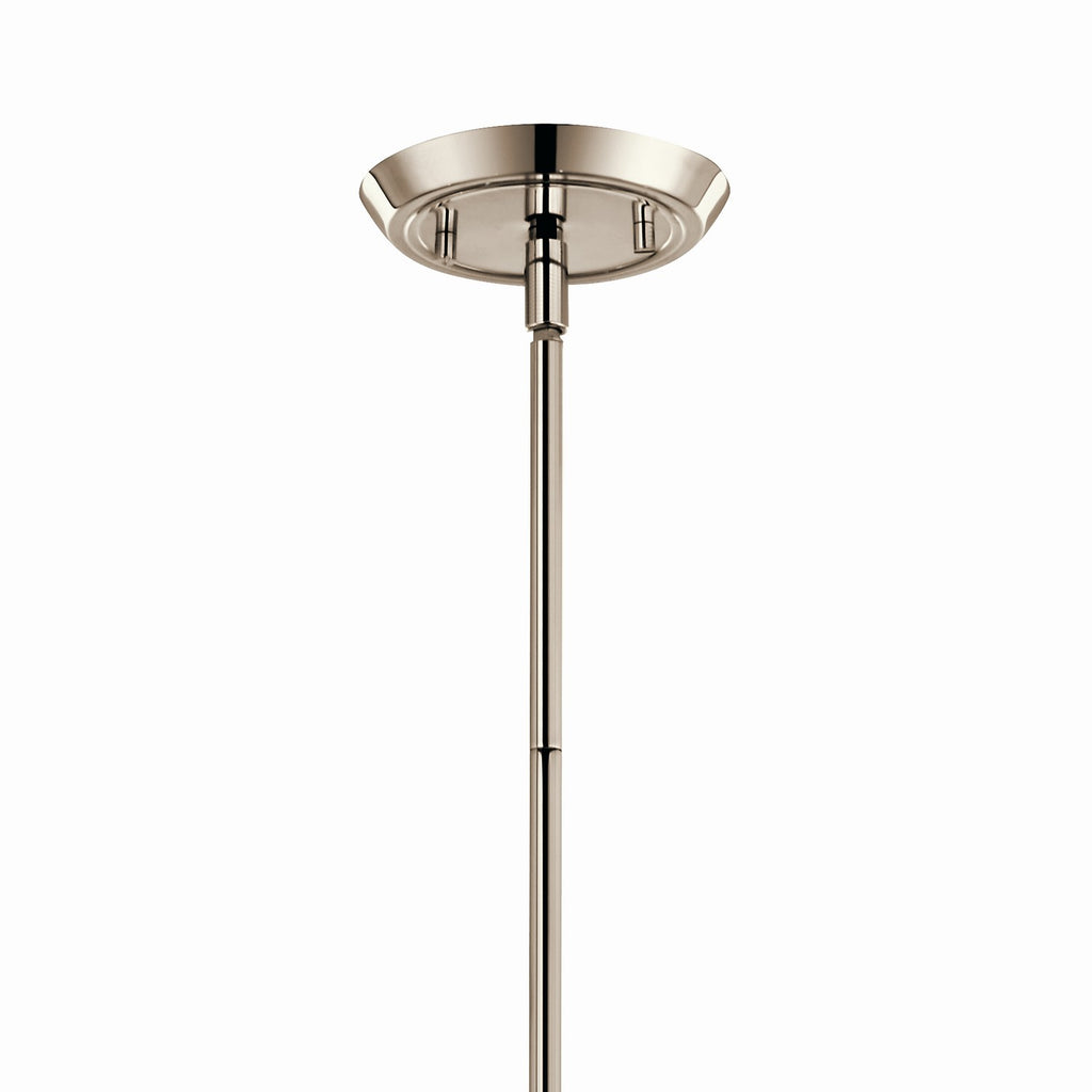 KICHLER 52690PN Alvaro 40 Inch 6 Light Chandelier In Polished Nickel