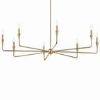 KICHLER 52691CPZ Alvaro 50 Inch 8 Light Chandelier In Champagne Bronze