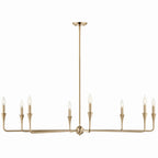KICHLER 52691CPZ Alvaro 50 Inch 8 Light Chandelier In Champagne Bronze