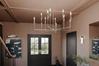 KICHLER 52692PN Alvaro 39.75 Inch 12 Light Multi-Tier Chandelier In Polished Nickel