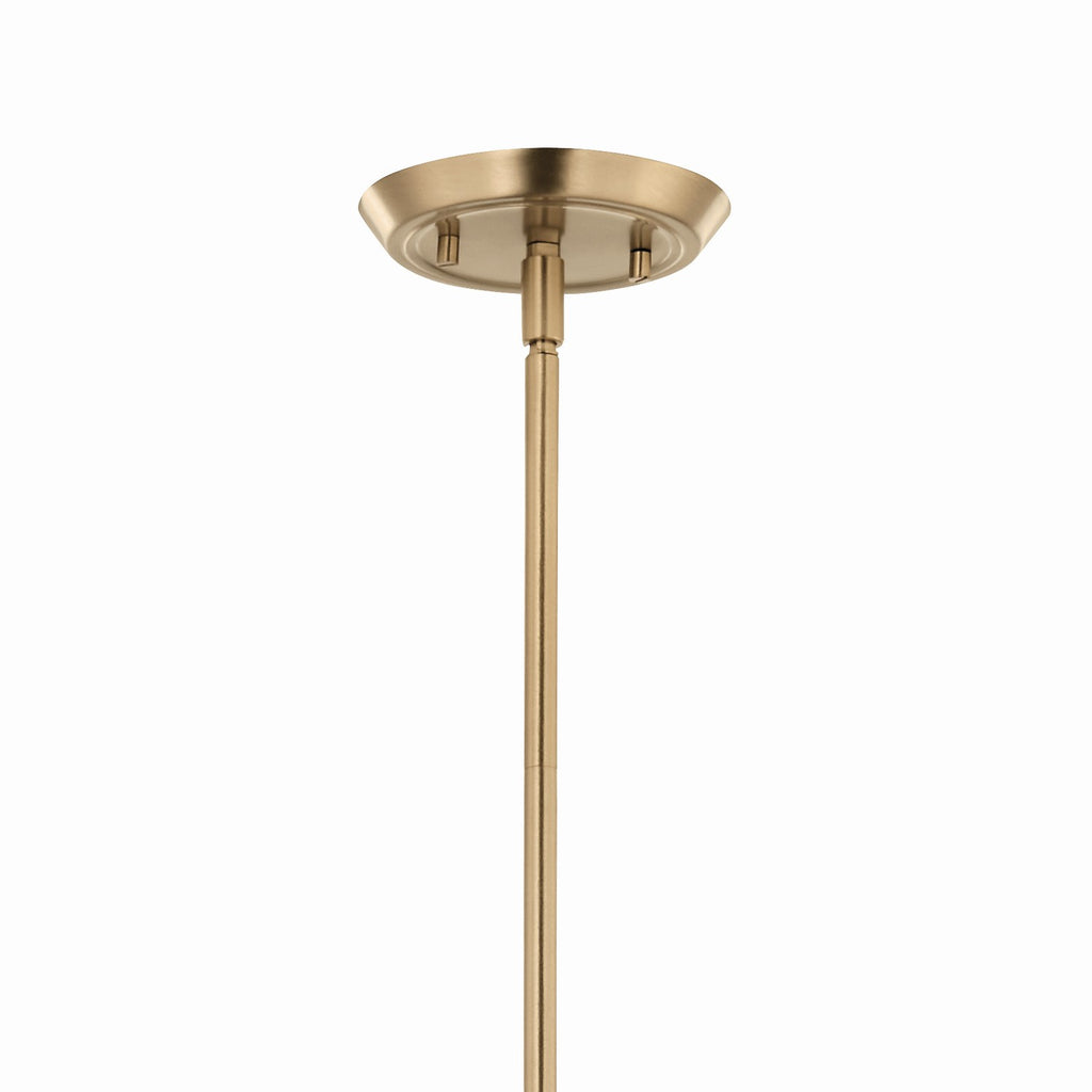 KICHLER 52693CPZ Alvaro 45.5 Inch 8 Light Linear Chandelier In Champagne Bronze