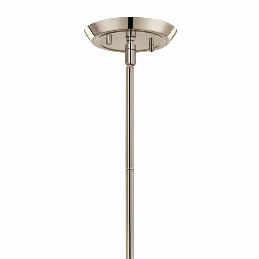 KICHLER 52693PN Alvaro 45.5 Inch 8 Light Linear Chandelier In Polished Nickel