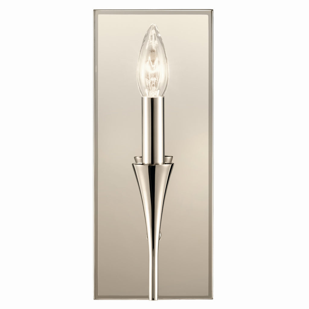 KICHLER 52694PN Alvaro 11.5 Inch 1 Light Wall Sconce In Polished Nickel