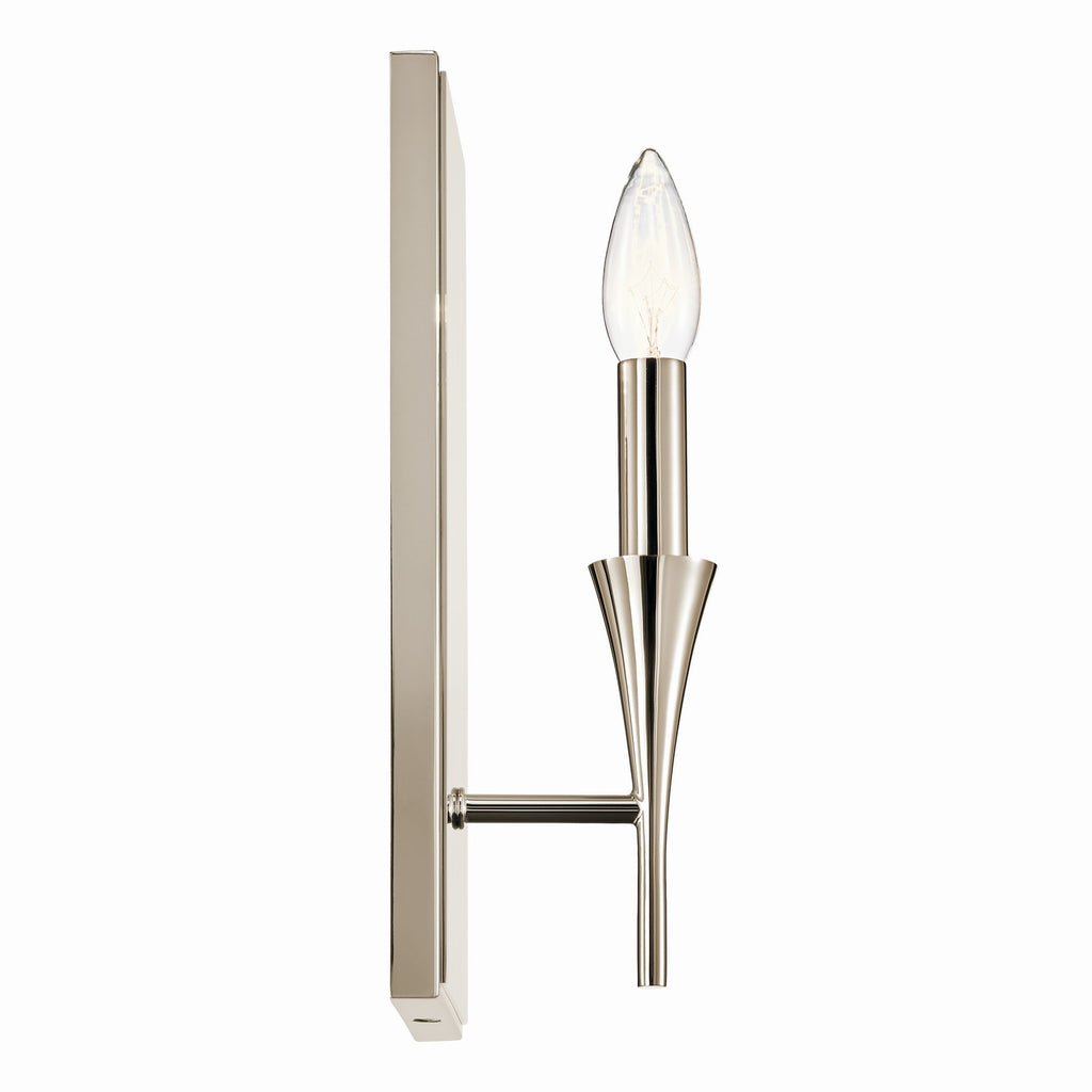 KICHLER 52694PN Alvaro 11.5 Inch 1 Light Wall Sconce In Polished Nickel