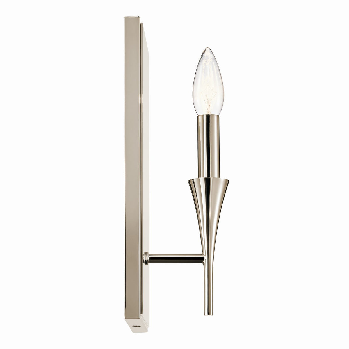 KICHLER 52694PN Alvaro 11.5 Inch 1 Light Wall Sconce In Polished Nickel