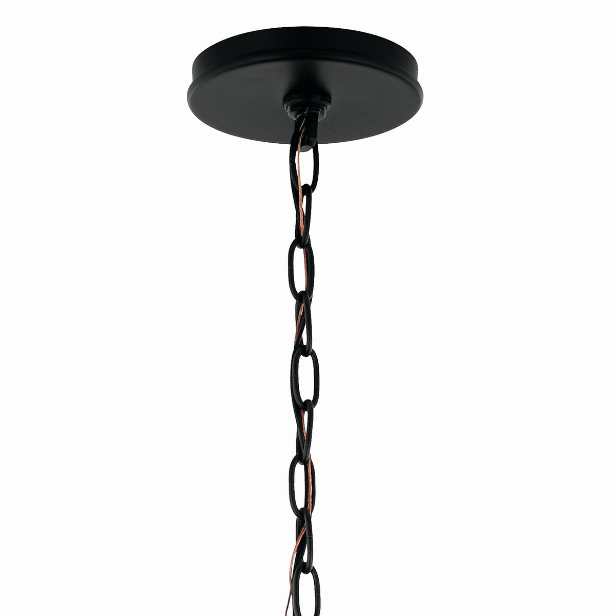 KICHLER 52695BK Malene 32 Inch 6 Light Chandelier In Black