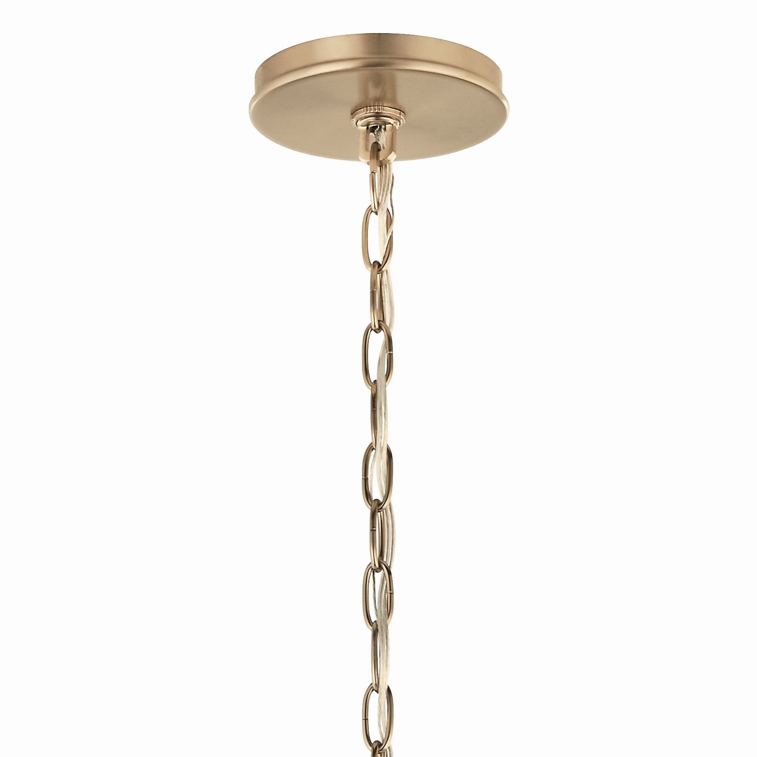 KICHLER 52695CPZ Malene 32 Inch 6 Light Chandelier In Champagne Bronze