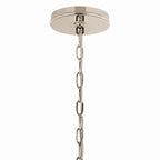 KICHLER 52695PN Malene 32 Inch 6 Light Chandelier In Polished Nickel