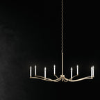 KICHLER 52696CPZ Malene 42 Inch 6 Light Chandelier In Champagne Bronze