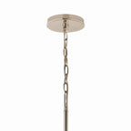 KICHLER 52696PN Malene 42 Inch 6 Light Chandelier In Polished Nickel