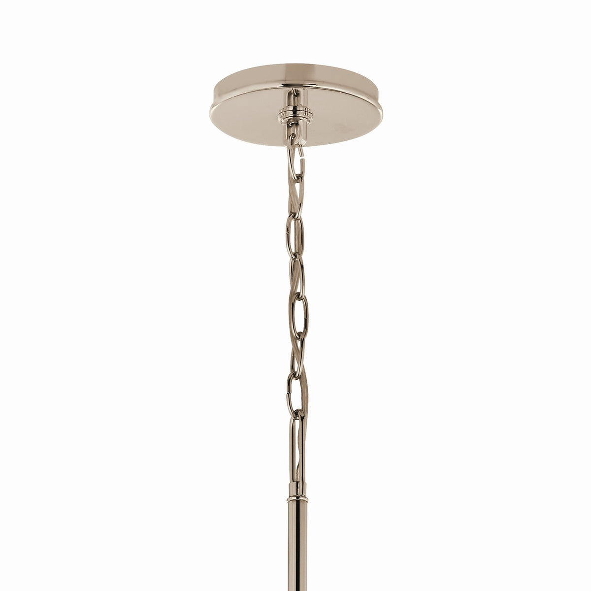 KICHLER 52696PN Malene 42 Inch 6 Light Chandelier In Polished Nickel