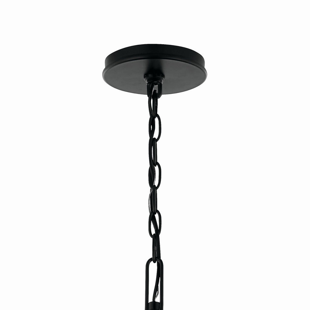 KICHLER 52697BK Malene 52 Inch 8 Light Chandelier In Black