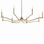 KICHLER 52697CPZ Malene 52 Inch 8 Light Chandelier In Champagne Bronze
