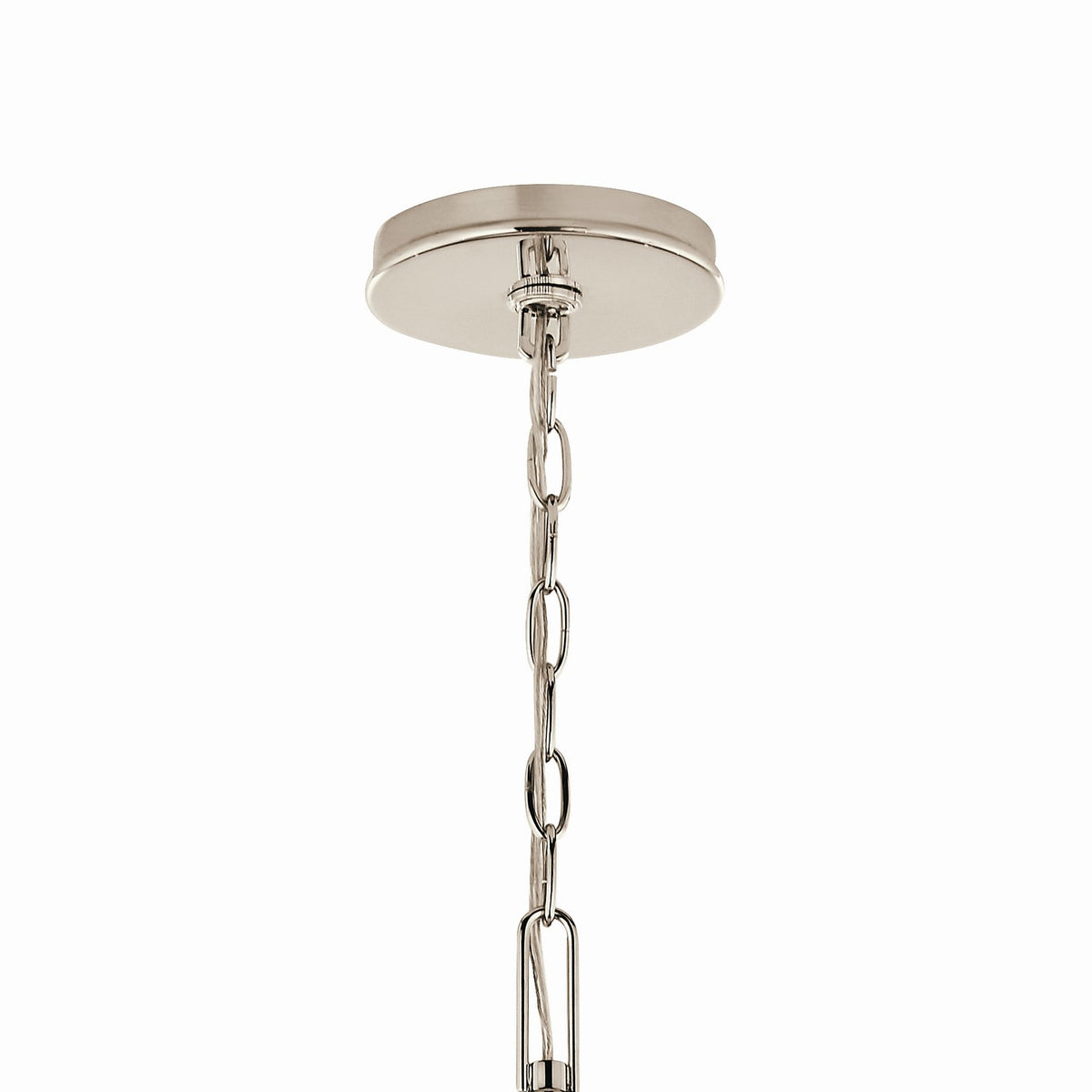 KICHLER 52697PN Malene 52 Inch 8 Light Chandelier In Polished Nickel