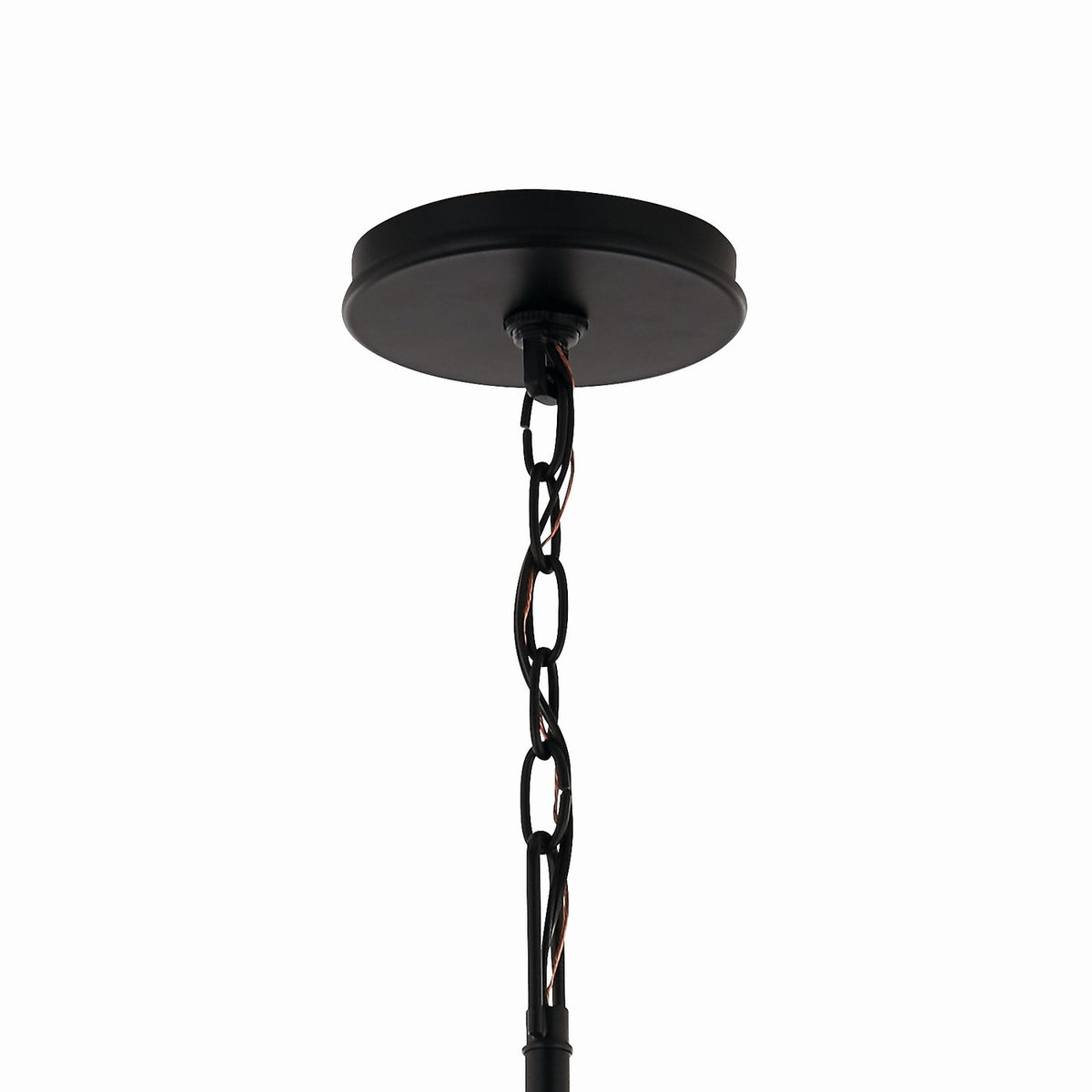KICHLER 52698BK Malene 52.75 Inch 14 Light 2-Tier Chandelier In Black