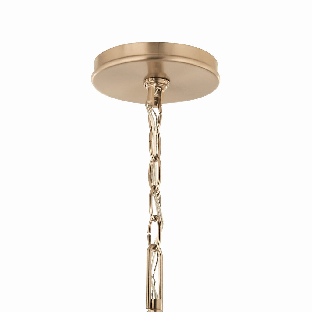 KICHLER 52698CPZ Malene 52.75 Inch 14 Light 2-Tier Chandelier In Champagne Bronze