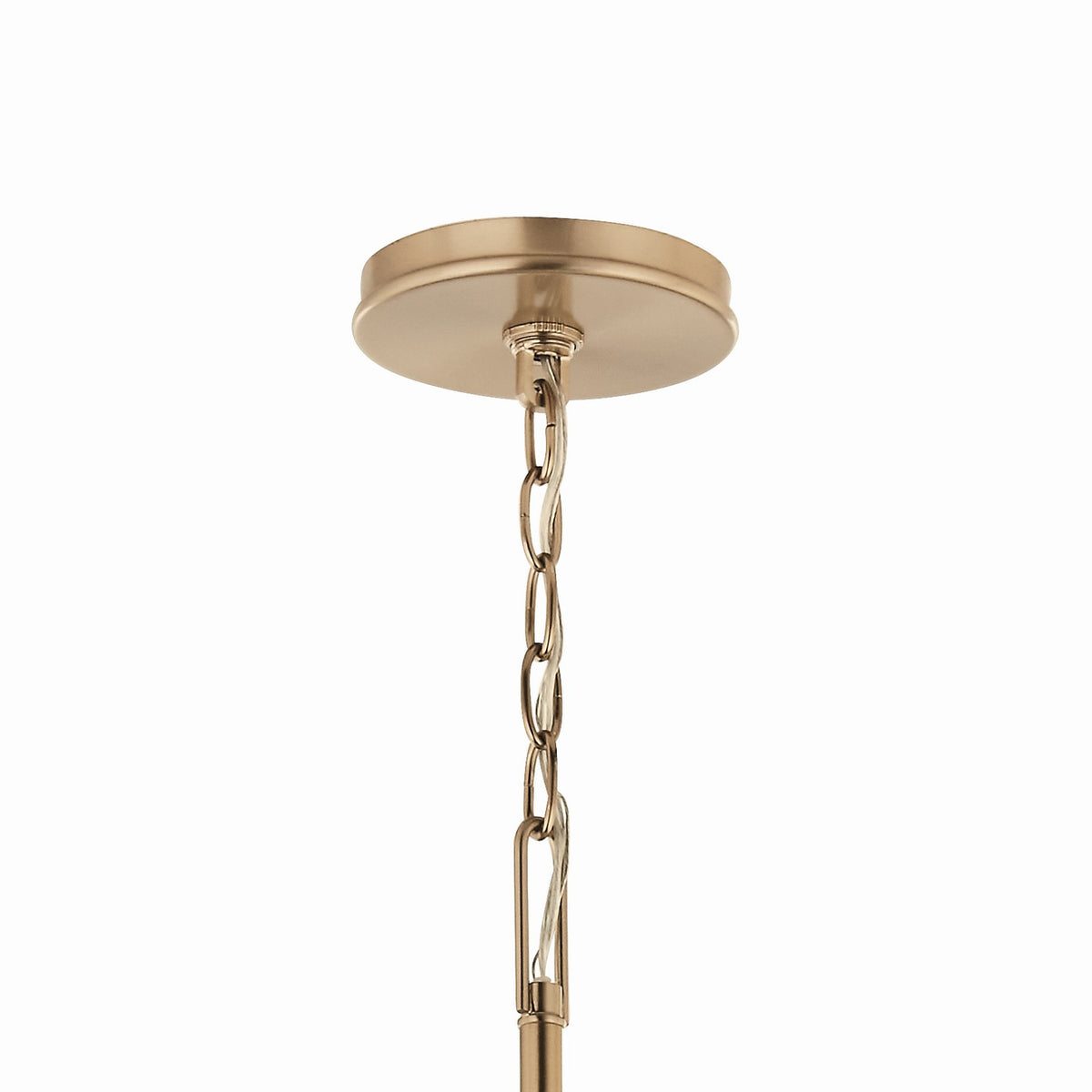 KICHLER 52699CPZ Malene 45.25 Inch 8 Light Foyer Chandelier In Champagne Bronze