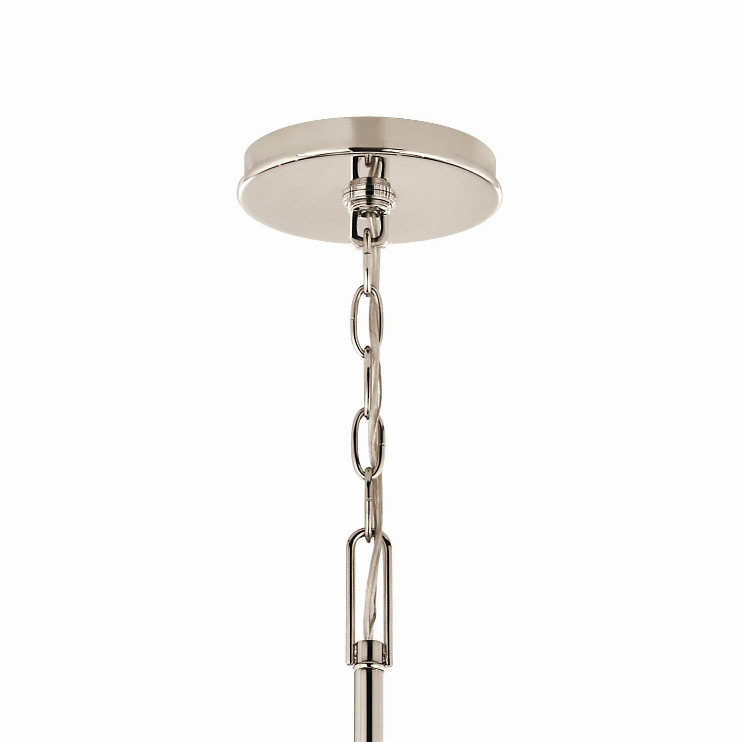 KICHLER 52699PN Malene 45.25 Inch 8 Light Foyer Chandelier In Polished Nickel