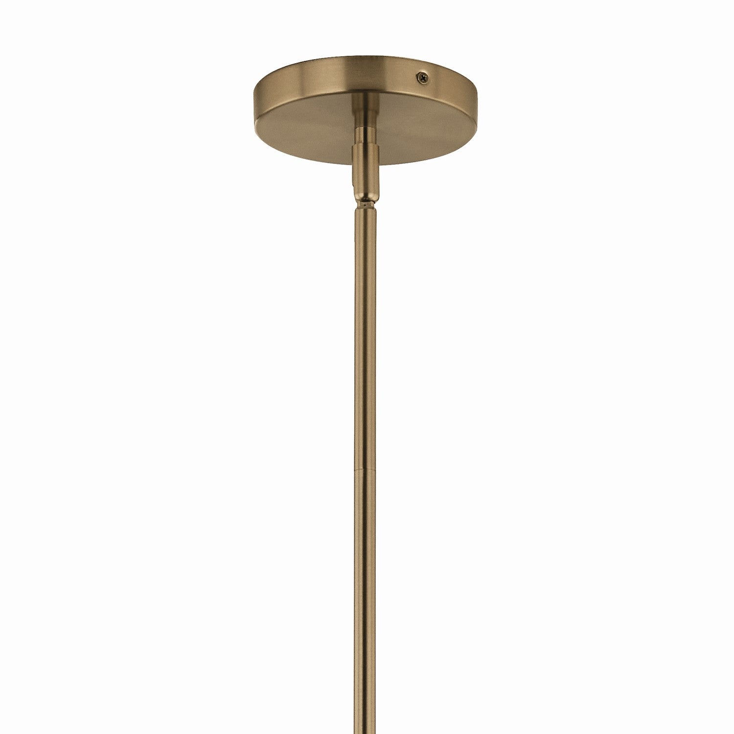 KICHLER 52700CPZ Silvarious 16.5 Inch 3 Light Convertible Pendant With Clear Crackled Glass In Champagne Bronze