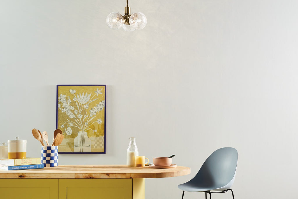 KICHLER 52700CPZ Silvarious 16.5 Inch 3 Light Convertible Pendant With Clear Crackled Glass In Champagne Bronze