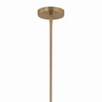KICHLER 52700CPZCLR Silvarious 16.5 Inch 3 Light Convertible Pendant With Clear Glass In Champagne Bronze