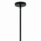 KICHLER 52701BK Silvarious 30 Inch 12 Light Convertible Chandelier With Clear Crackled Glass In Black
