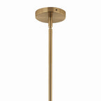 KICHLER 52701CPZ Silvarious 30 Inch 12 Light Convertible Chandelier With Clear Crackled Glass In Champagne Bronze