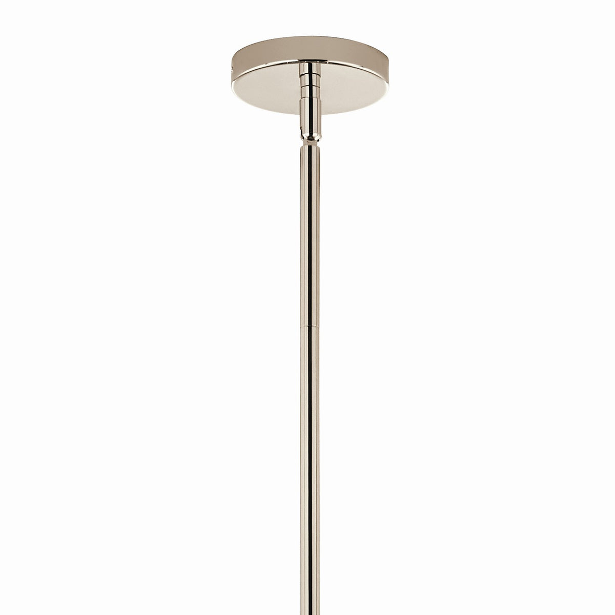 KICHLER 52701PN Silvarious 30 Inch 12 Light Convertible Chandelier With Clear Crackled Glass In Polished Nickel