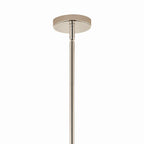 KICHLER 52701PNCLR Silvarious 30 Inch 12 Light Convertible Chandelier With Clear Glass In Polished Nickel