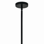 KICHLER 52702BKCLR Silvarious 38 Inch 16 Light Convertible Chandelier With Clear Glass In Black